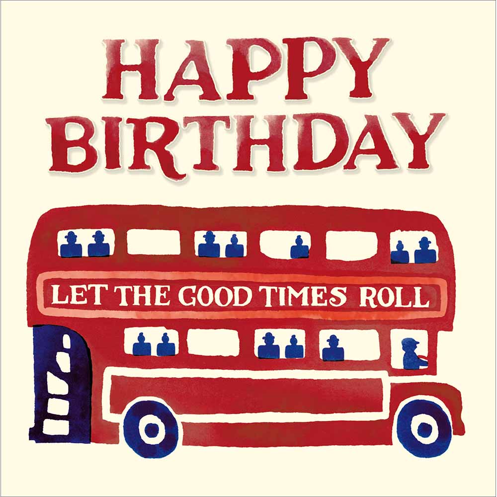 Emma Bridgewater Good Times Birthday Card
