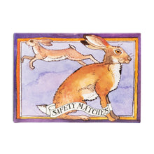 Load image into Gallery viewer, The Matchbox Maker Boxed Safety Matches / The Hare Illustrated By Matthew Rice

