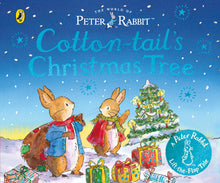 Load image into Gallery viewer, Peter Rabbit Cotton Tails Christmas Tree (Lift Flap) Board Book

