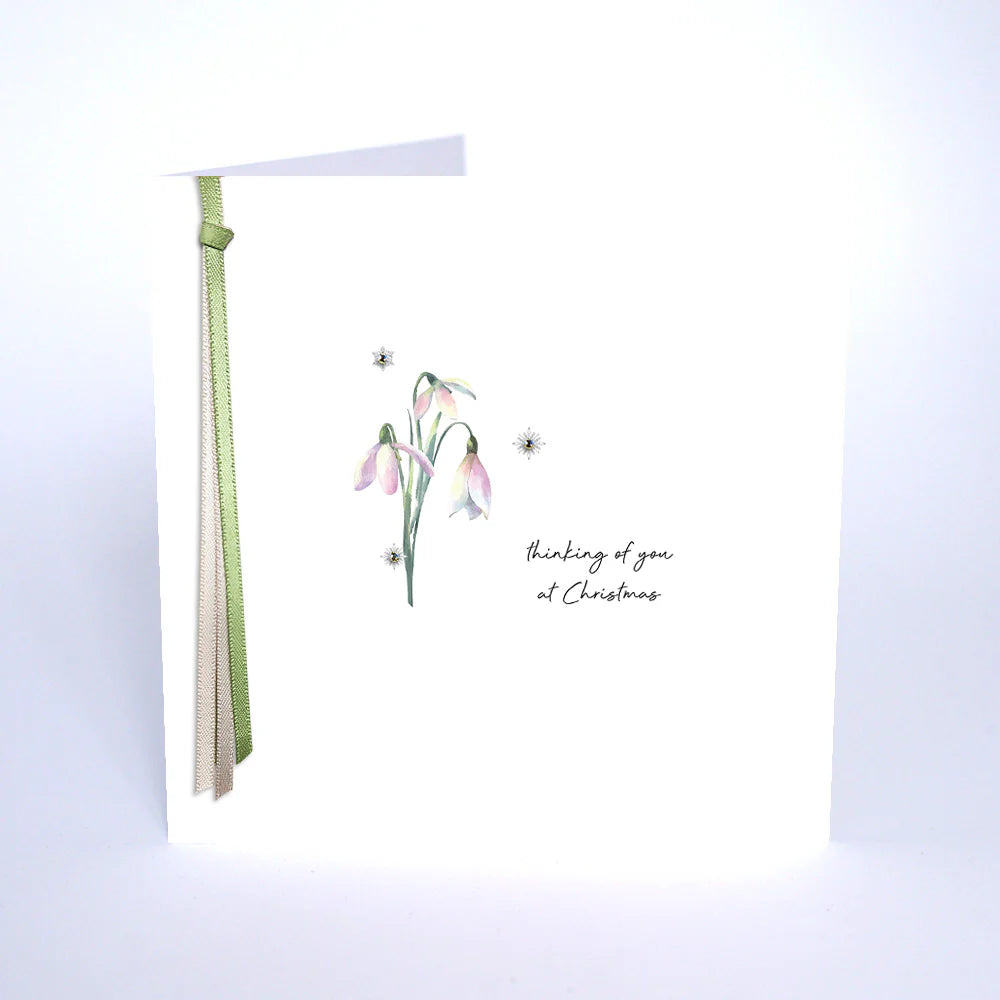 Five Dollar Shake Ribbon Candy Thinking of You at Small Christmas Card