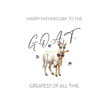 Load image into Gallery viewer, Five Dollar Shake G.O.A.T. Greatest Of All Time Father’s Day Card

