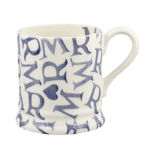 Load image into Gallery viewer, Emma Bridgewater M.R Blue 1/2 Pint Mug
