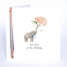 Load image into Gallery viewer, Five Dollar Shake Ribbon &amp; Roses Lots of Love For Your Birthday Card
