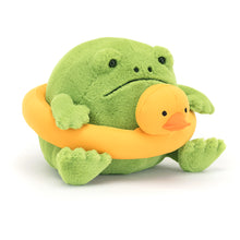 Load image into Gallery viewer, Jellycat Ricky Rain Frog Rubber Ring Soft Toy
