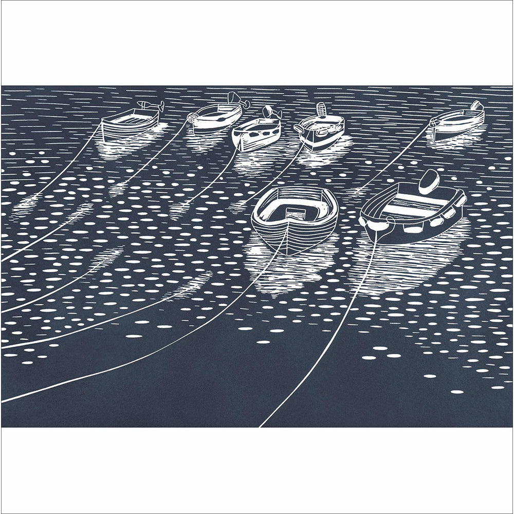 Woodmansterne ‘The Leaf Collection’ Bobbing around the Harbour Card