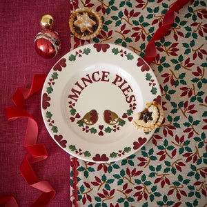 Emma Bridgewater Christmas Joy Mince Pies 8 1/2” Plate