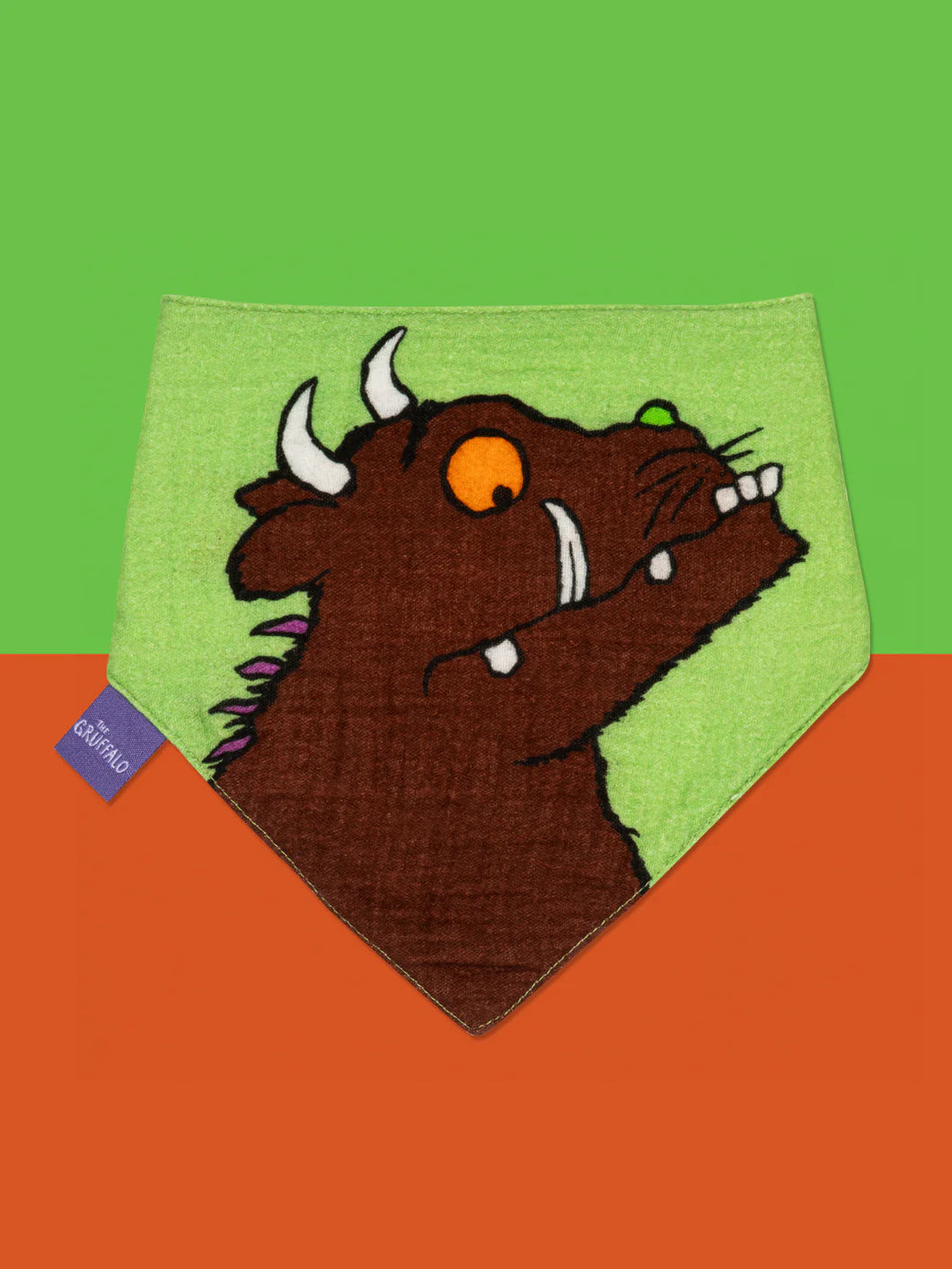 Blade & Rose Gruffalo Ready To Play Lime Muslin Bib
