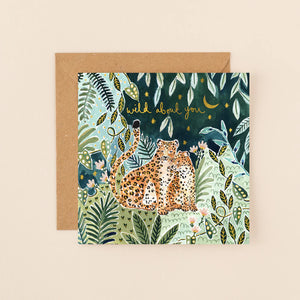 Louise Mulgrew Leopard Couple Wild About You Card