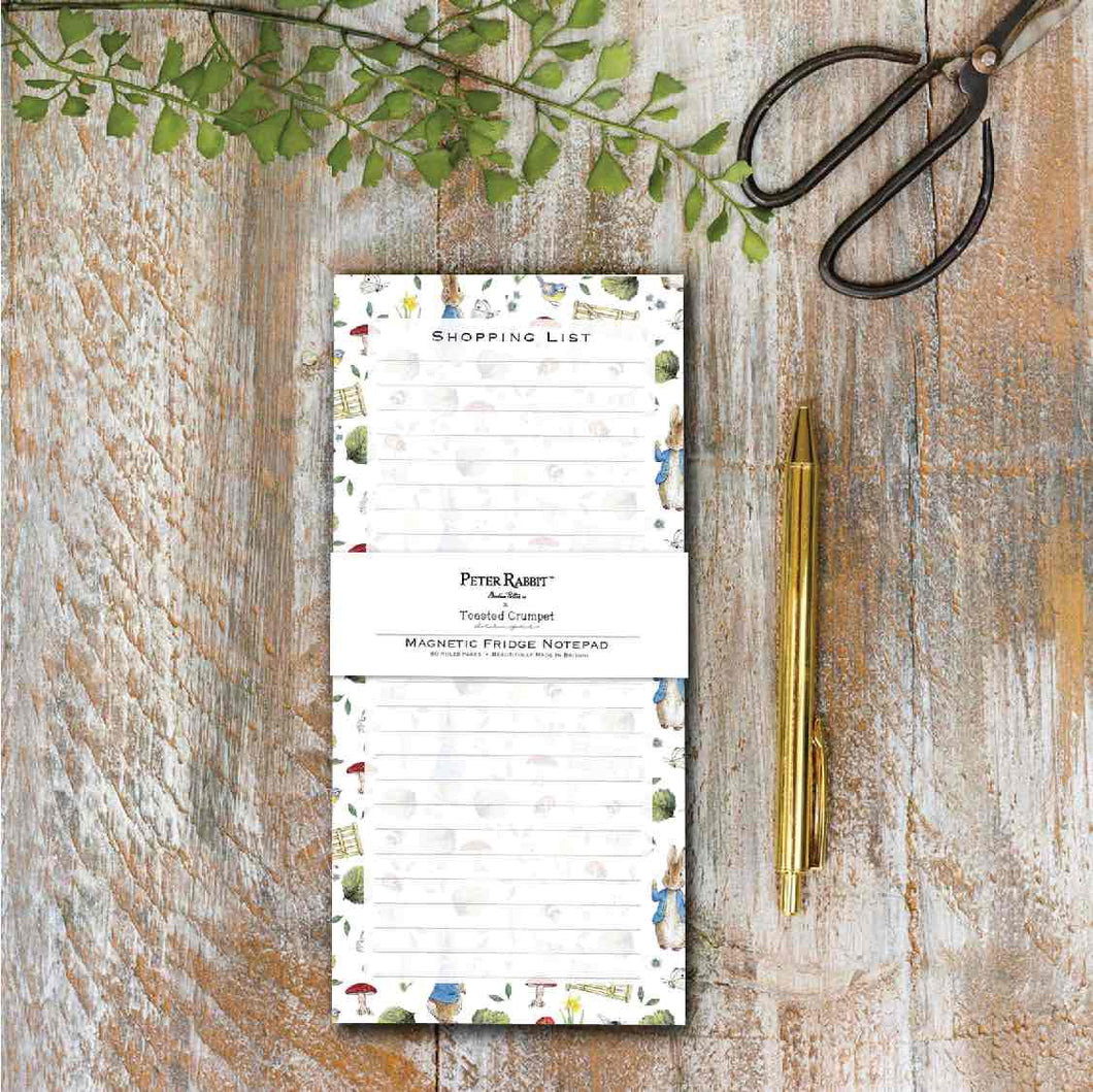 Toasted Crumpet Peter Rabbit “Fresh Meadow Breeze” Magnetic Shopping List