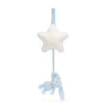 Load image into Gallery viewer, Jellycat Bashful Blue Bunny Musical Pull
