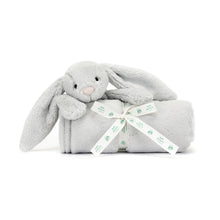 Load image into Gallery viewer, Jellycat Bashful Silver Bunny Blankie
