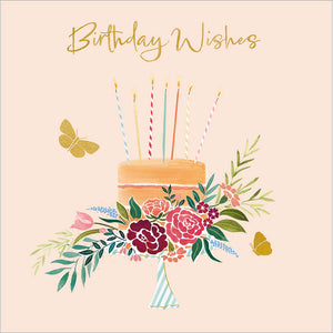 Woodmansterne Belle Fleur Cake Of Dreams Birthday Card