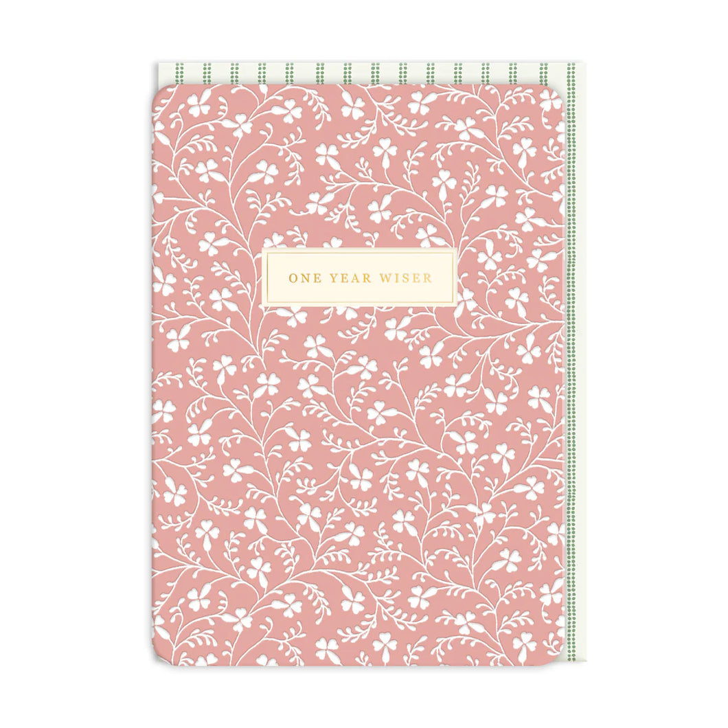Laura Ashley Campion One Year Wiser Birthday Card