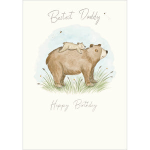 Woodmansterne Daddy Bear Birthday Card