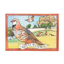 Load image into Gallery viewer, The Matchbox Maker Boxed Safety Matches / French Partridge Illustrated By Matthew Rice
