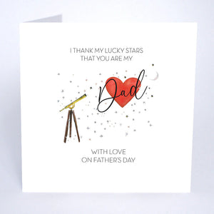 Five Dollar Shake I Thank My Lucky Stars Father’s Day Card