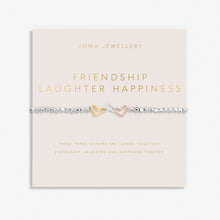Load image into Gallery viewer, Joma Forever Yours &#39; Friendship Laughter Happiness &#39; Bracelet
