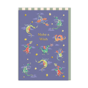 Cath Kidston Make A Wish Dragons Birthday Card