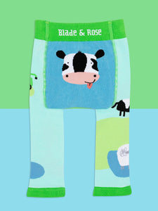 Blade & Rose Bailey The Cow Design Leggings / 0-2 Years