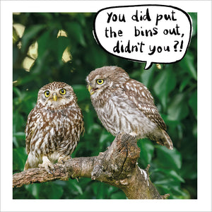 Woodmansterne Bin Day Greeting Card