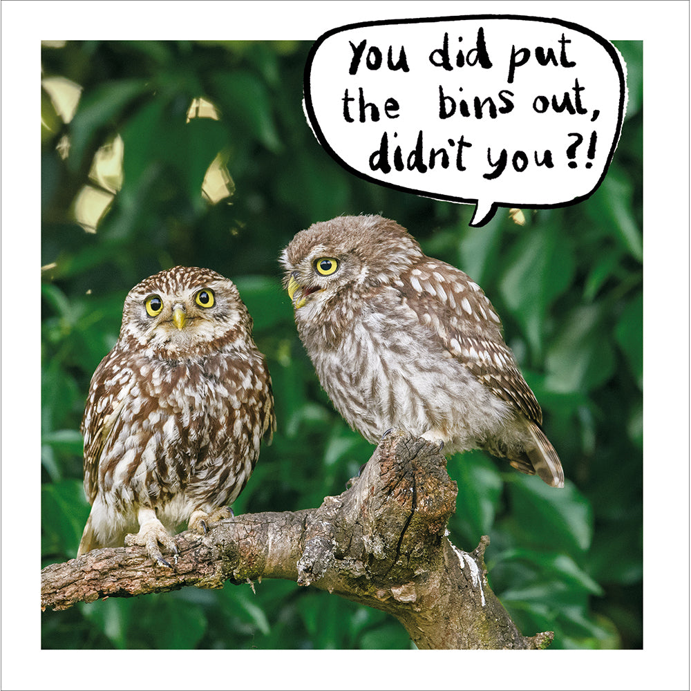 Woodmansterne Bin Day Greeting Card