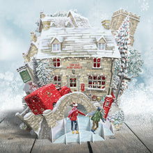 Load image into Gallery viewer, Paper D’Art Christmas At The Old Post Office, 3D Pop Up Greetings Card
