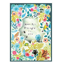 Load image into Gallery viewer, Cinnamon Aitch ‘Alice’s Garden’ Hap-Bee Birthday Card
