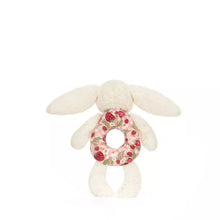 Load image into Gallery viewer, Jellycat Blossom Cream Bunny &#39;Berry&#39; Ring Rattle
