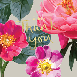 Sarah Kelleher Floral Thank You Card