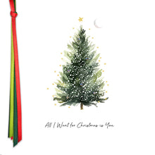 Load image into Gallery viewer, Five Dollar Shake Ribbon Candy All I Want for Christmas is You Card
