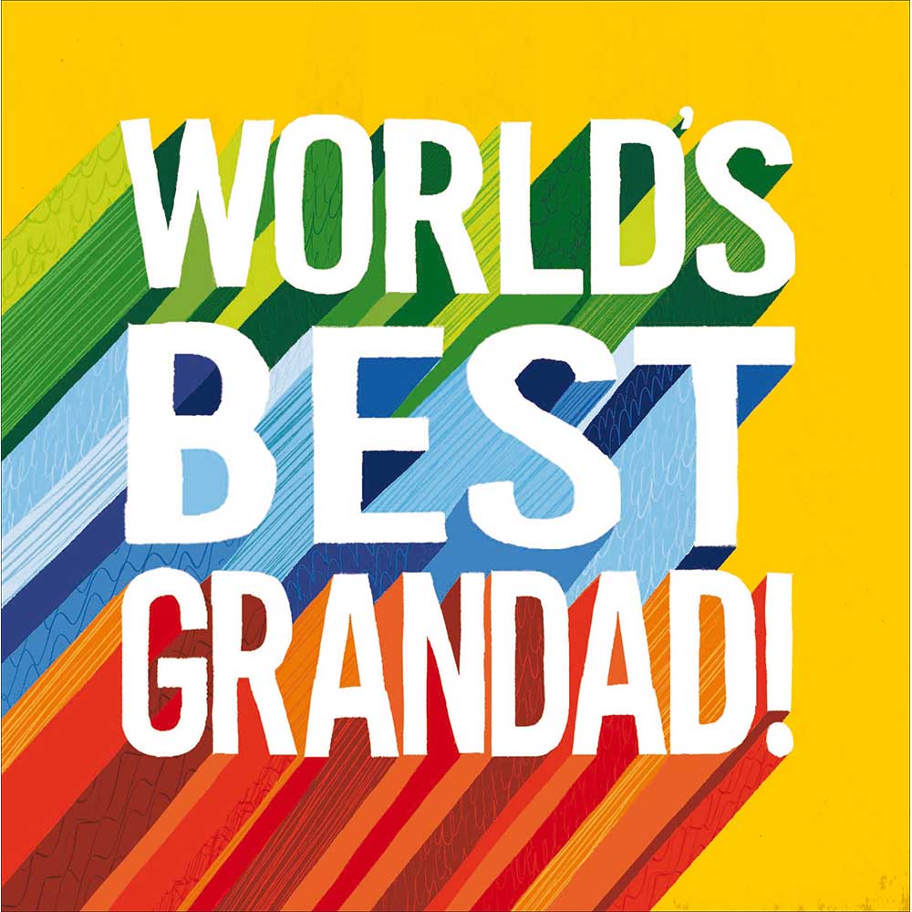 Woodmansterne Best Grandad Happy Birthday Card