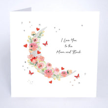 Load image into Gallery viewer, Five Dollar Shake Forget Me Not I Love You To The Moon Valentine Card
