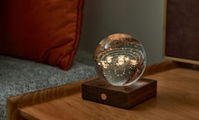 Load image into Gallery viewer, Ginkgo Design Amber Crystal Light / Solar System
