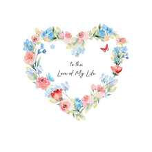 Load image into Gallery viewer, Five Dollar Shake Forget Me Not To The Love Of My Life Valentine Card
