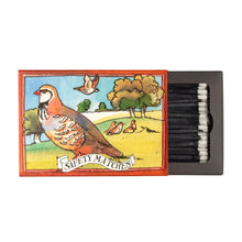 Load image into Gallery viewer, The Matchbox Maker Boxed Safety Matches / French Partridge Illustrated By Matthew Rice
