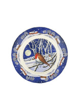 Load image into Gallery viewer, Emma Bridgewater Midnight Robin Medium Dinner Plate, 8.5 Inch
