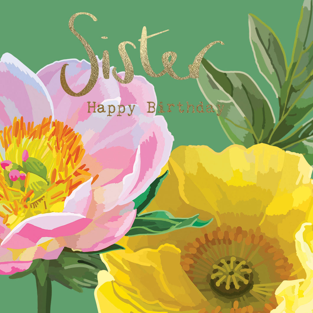 Sarah Kelleher Sister Happy Birthday Card