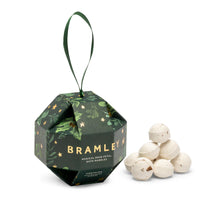 Load image into Gallery viewer, Bramley Magical Christmas Bauble Contains 8 Rose Petal Infused Mini Bath Marbles &amp; A Ribbon Hair Tie
