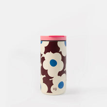 Load image into Gallery viewer, Caroline Gardner Wine Flower Stainless Steel Travel Mug
