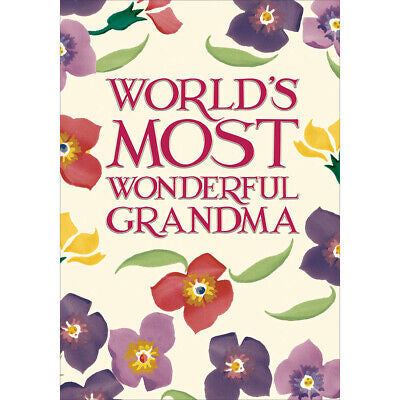 Emma Bridgewater World’s Most Wonderful Grandma Card