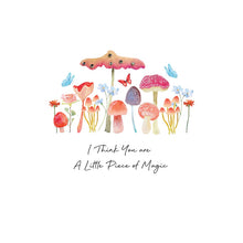 Load image into Gallery viewer, Five Dollar Shake Forget Me Not I Think You Are A Little Piece Of Magic Valentine Card
