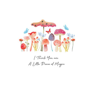 Five Dollar Shake Forget Me Not I Think You Are A Little Piece Of Magic Valentine Card