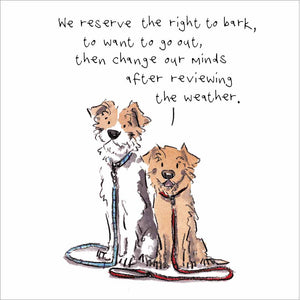 Woodmansterne Weather Watch Greeting Card