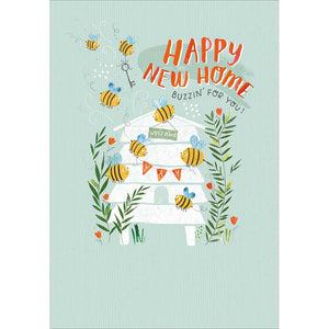 Woodmansterne Happy New Home Beehive Card
