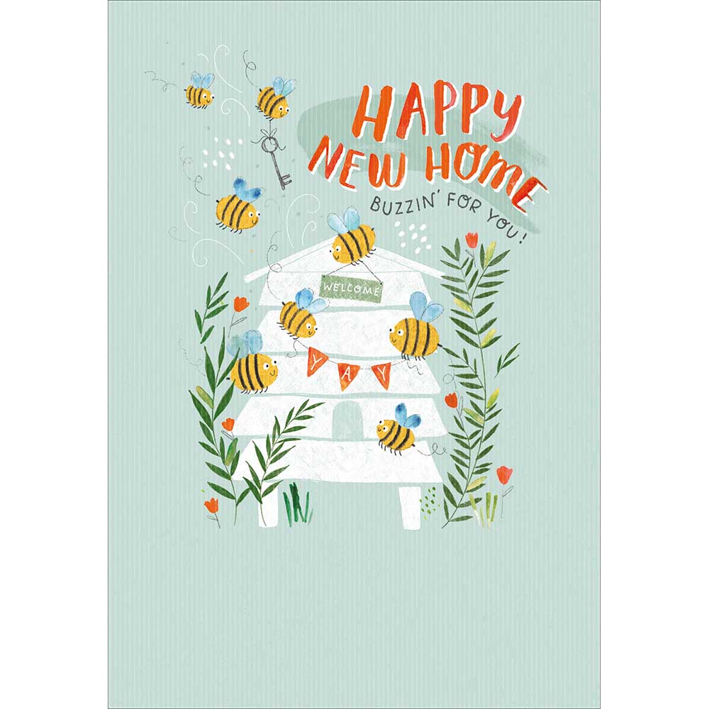 Woodmansterne Happy New Home Beehive Card