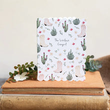 Load image into Gallery viewer, Toasted Crumpet Western Wildflowers The Littlest Cowgirl Birthday Card
