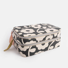 Load image into Gallery viewer, Caroline Gardner Mono Flower Make Up Case
