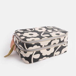 Caroline Gardner Mono Flower Make Up Case