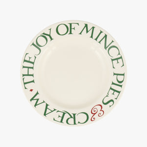 Emma Bridgewater Christmas Toast & Marmalade Joy Of Mince Pies 8 1/2 Inch Plate