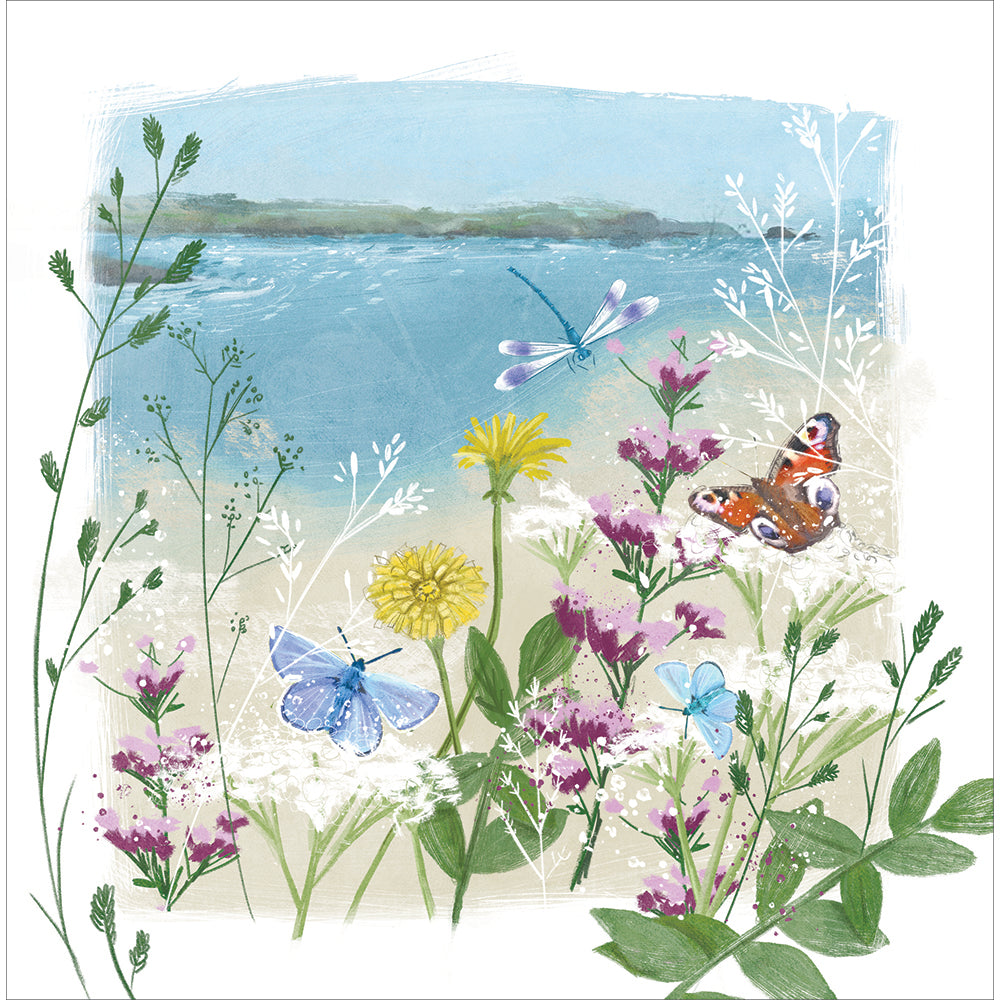 Woodmansterne Flora & Fauna Butterfly Meadow Card
